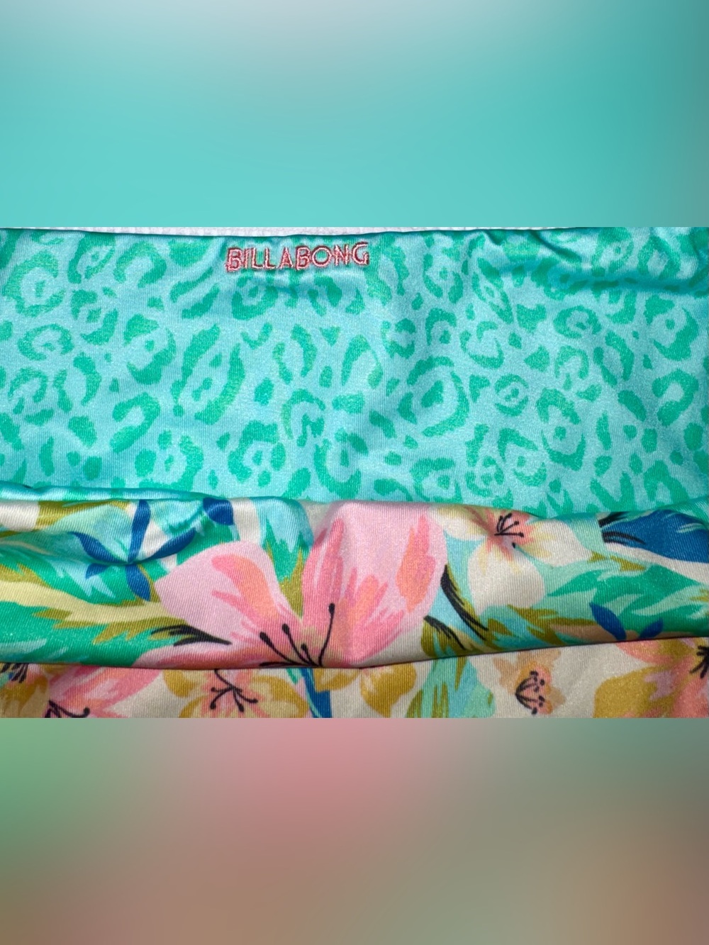 Billabong Sweet Tropics Rev Rise Bikini Bottom Size M high rise - Picture 9 of 13